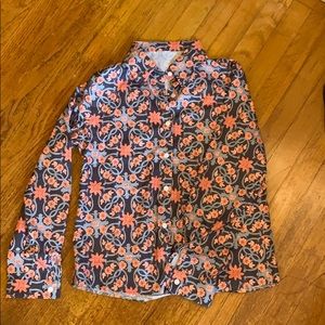 Pretty patterned work blouse